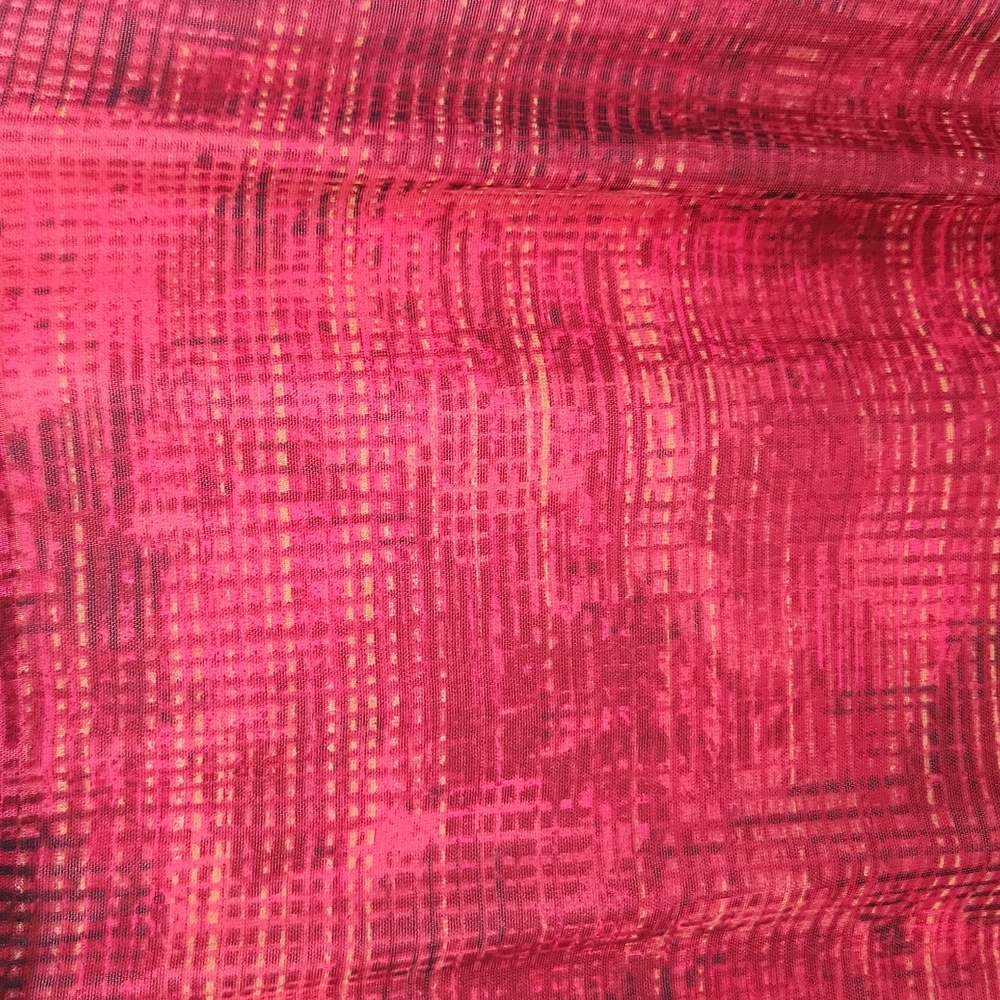 Catherine's red mesh lined maxi skirt - Picture 2 of 7